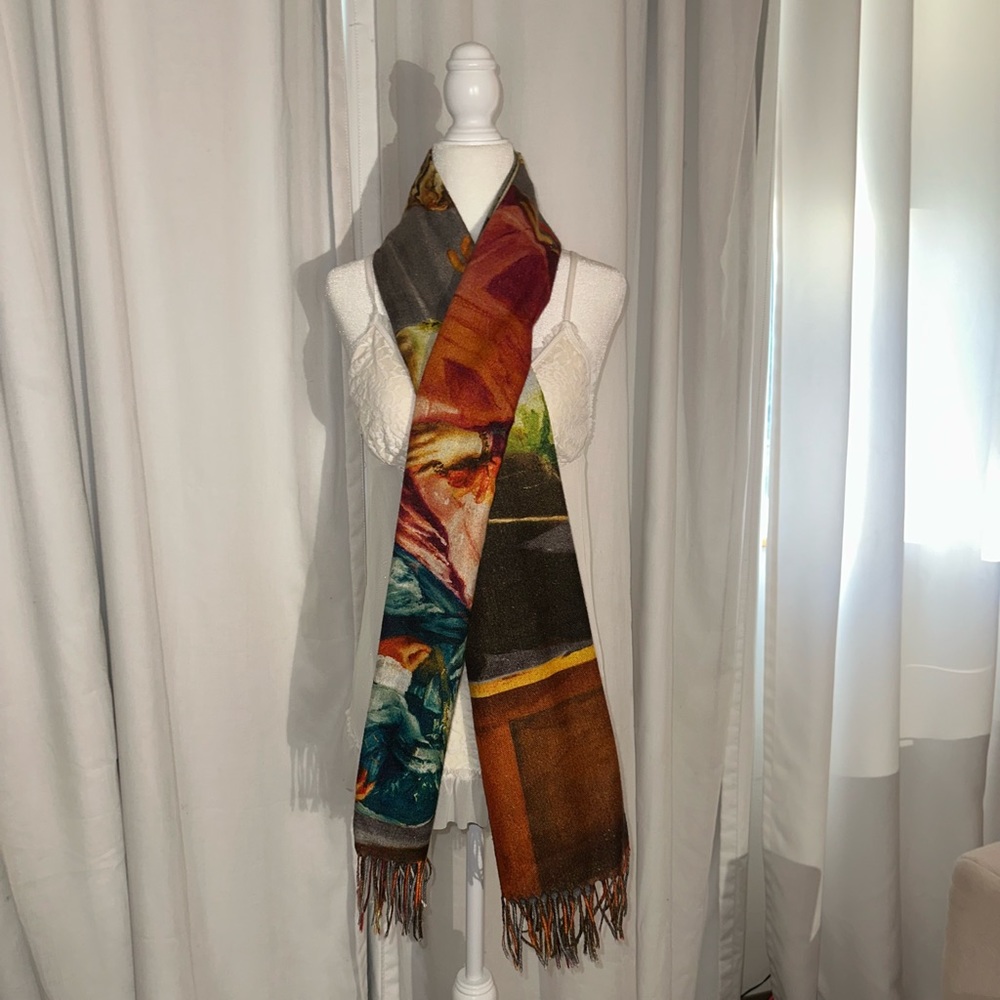 Privata scarf cashmere long privata Vintage scarf
